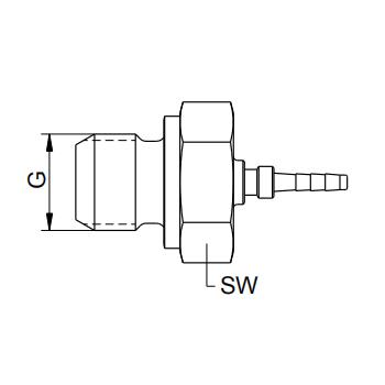 Male Test Point Hose Fitting