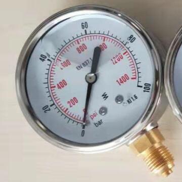 Glycerine filled pressure gauges