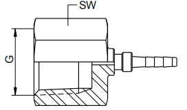 Pressure gauge fitting