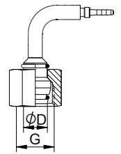 O-ring Metric Female 24°cone straight & elbow 90°